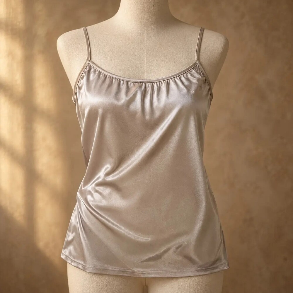 Melody champagne satin camisole size S